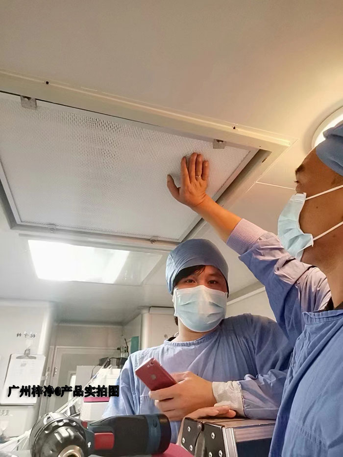 高效過濾器安裝現(xiàn)場實拍圖